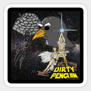 Dirty Penguin Wars V2 Sticker